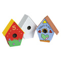 Colorations – Gestalte dein eigenes Pappmaché-Vogelhaus, 12er-Set