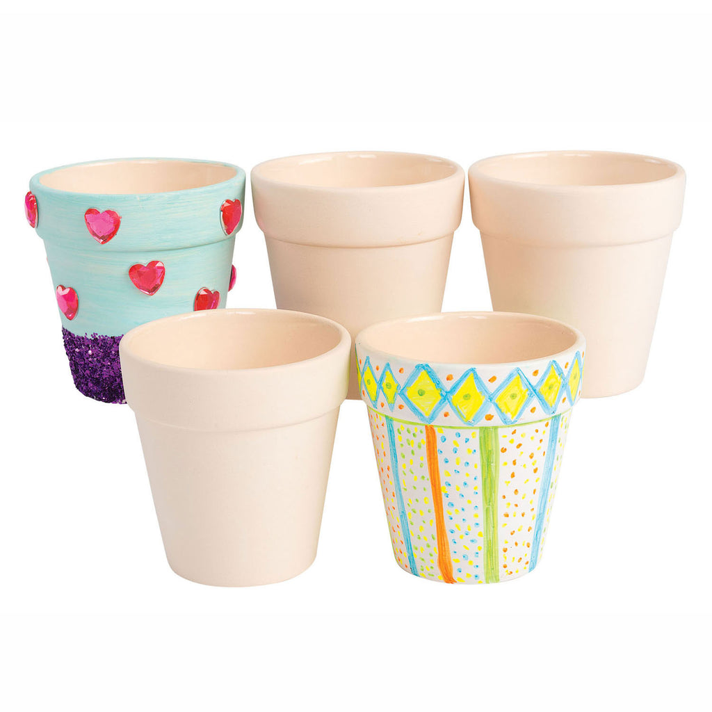 Colorations – Gestalten Sie Ihren eigenen Keramikblumentopf. 12er-Set