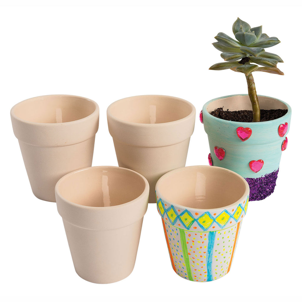 Colorations – Gestalten Sie Ihren eigenen Keramikblumentopf. 12er-Set