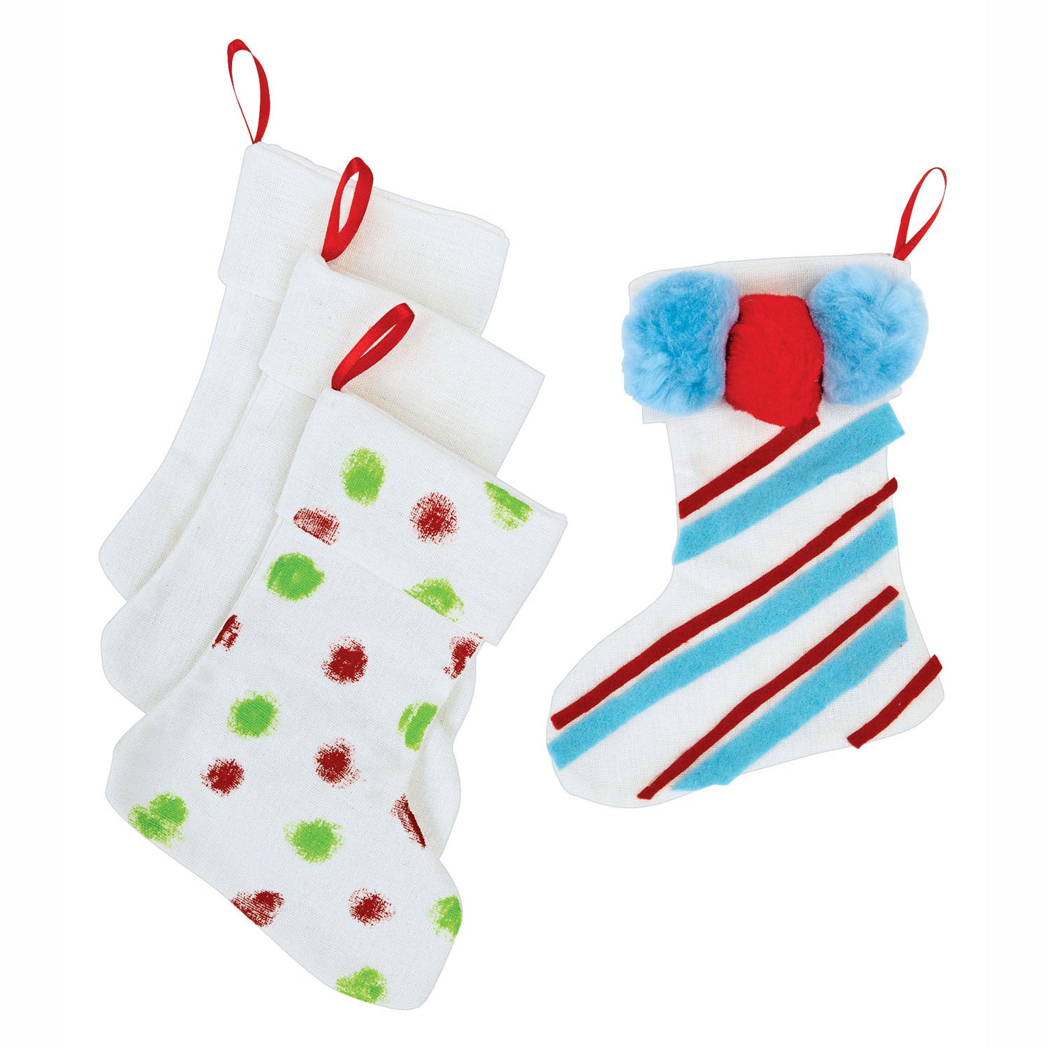 Colorations – Gestalte deinen eigenen Weihnachtsstrumpf, 12er-Set