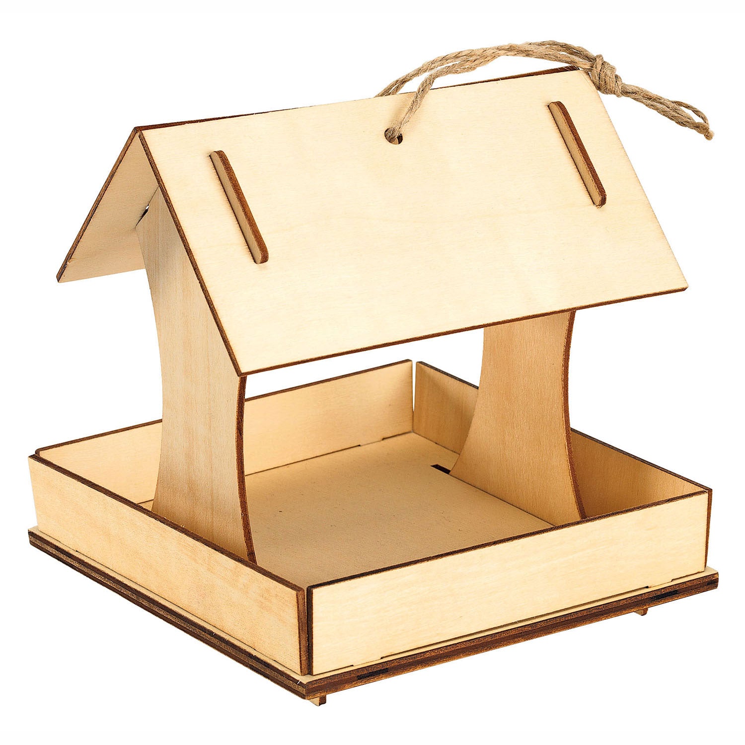 Farben - Machen Sie ein eigenes Holzvogelfutterhaus, Set von 6
