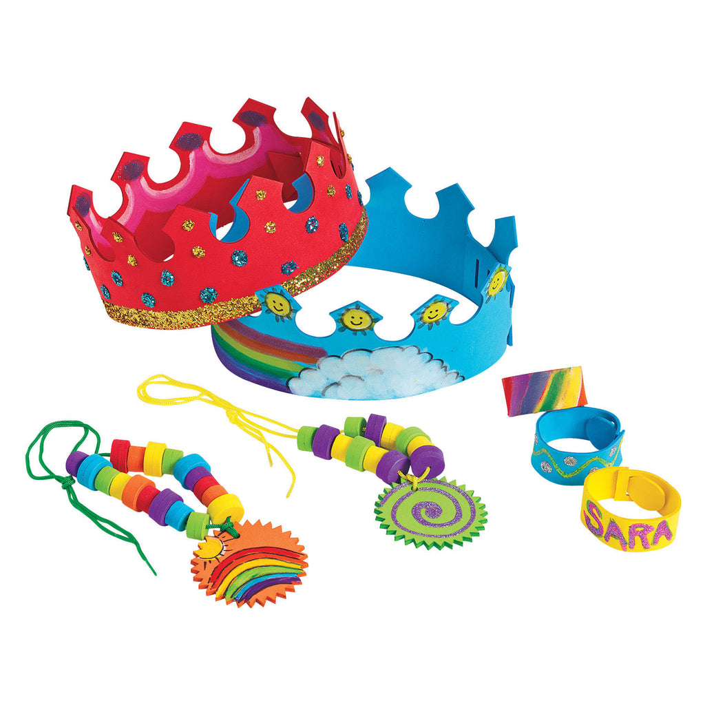 Colorations – Bastel- und Dekorationsset für eigenen Schaumstoffschmuck, 72 Projekte
