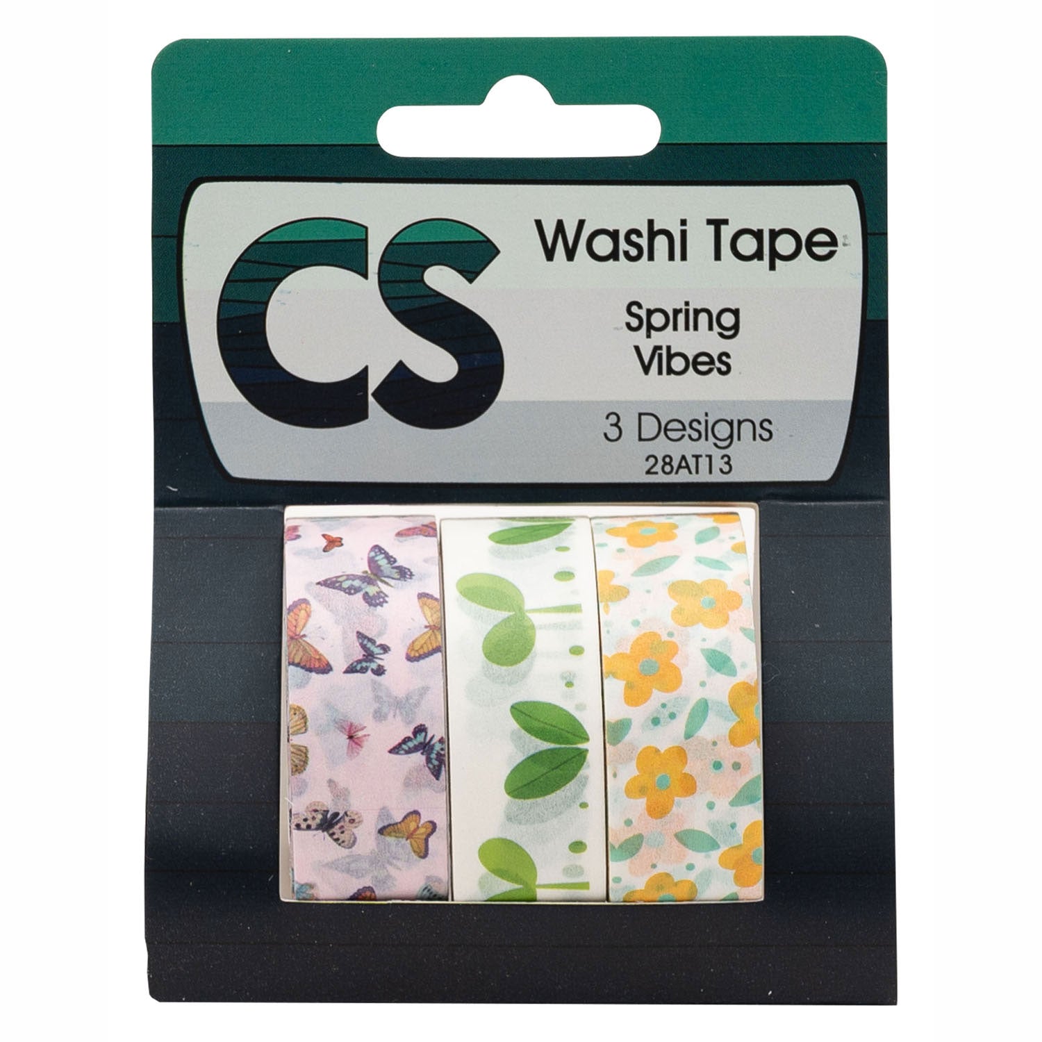 Colorations - Washi Tape Frühling 3 Rollen, 5 m.
