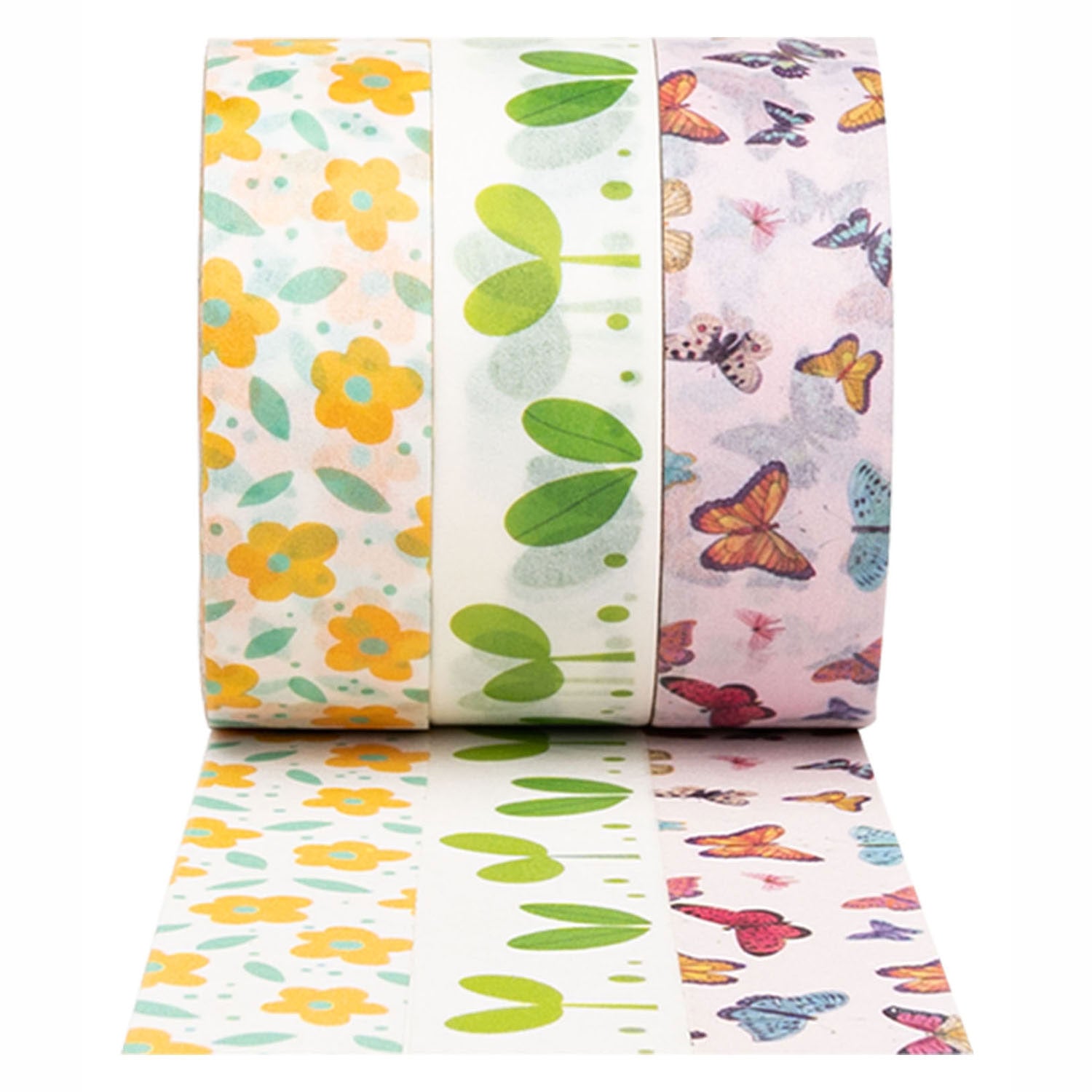 Colorations - Washi Tape Frühling 3 Rollen, 5 m.