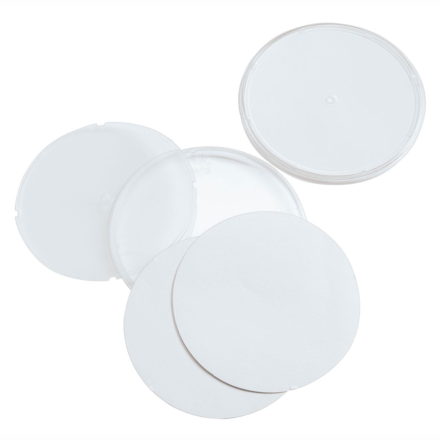 Handwerkskunst - Dekorieren Sie Ihre eigenen Untersetzer transparent, 12er-Set, 12er-Set