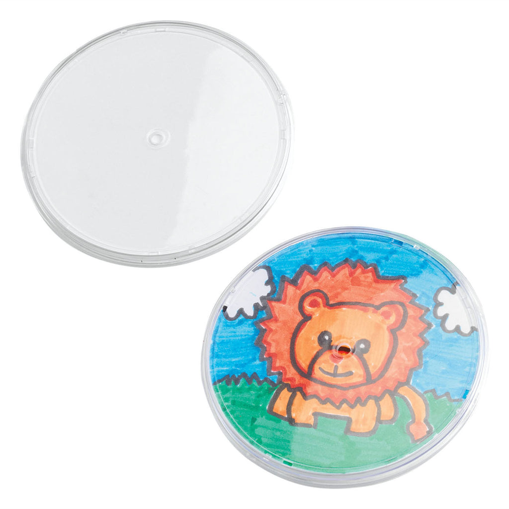 Handwerkskunst - Dekorieren Sie Ihre eigenen Untersetzer transparent, 12er-Set, 12er-Set