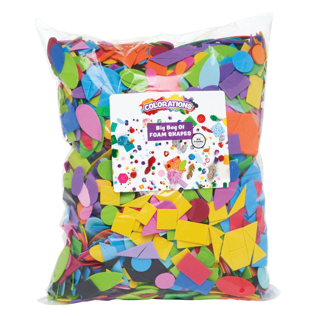 Colorations - Schaumstoffformen im Beutel, 4475 Stück.