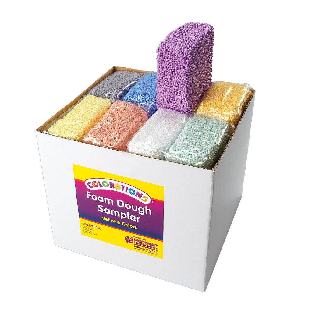 Colorations - foam klei kleur, set van 8