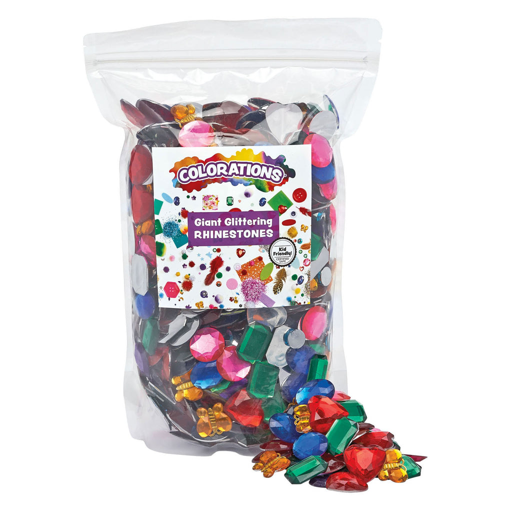 Farben – große Glitzerstrasssteine, 453 Gramm