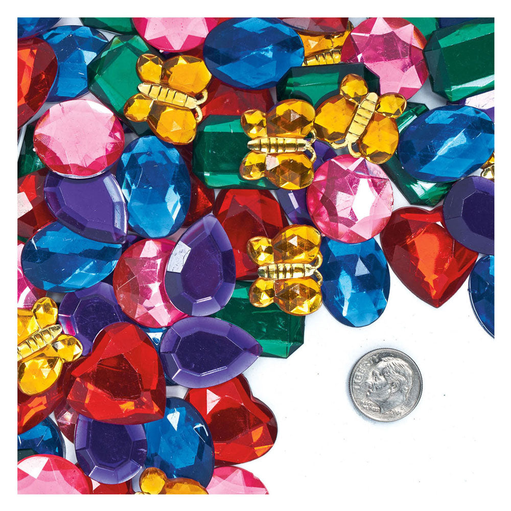 Farben – große Glitzerstrasssteine, 453 Gramm