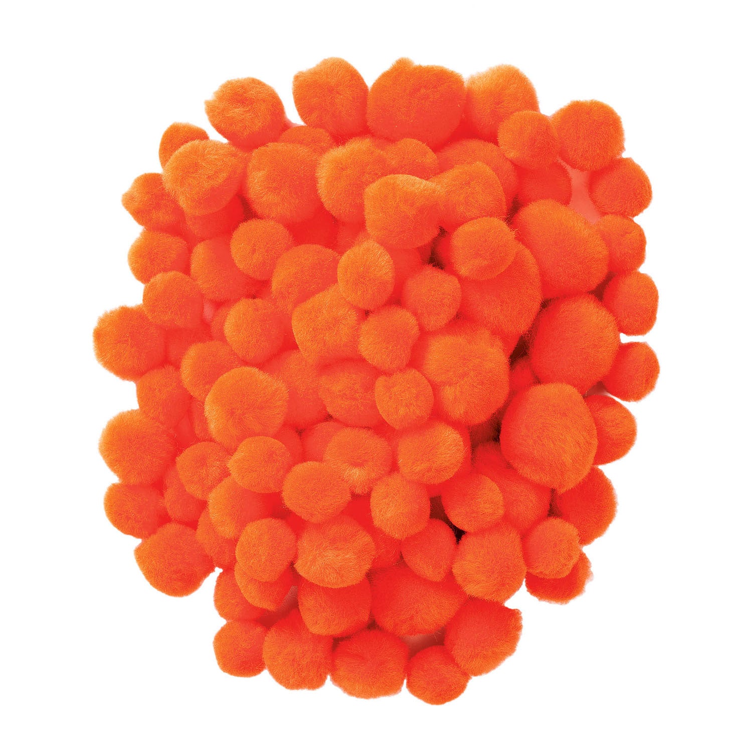 Colorations - Pompons orange, 100 Stück.