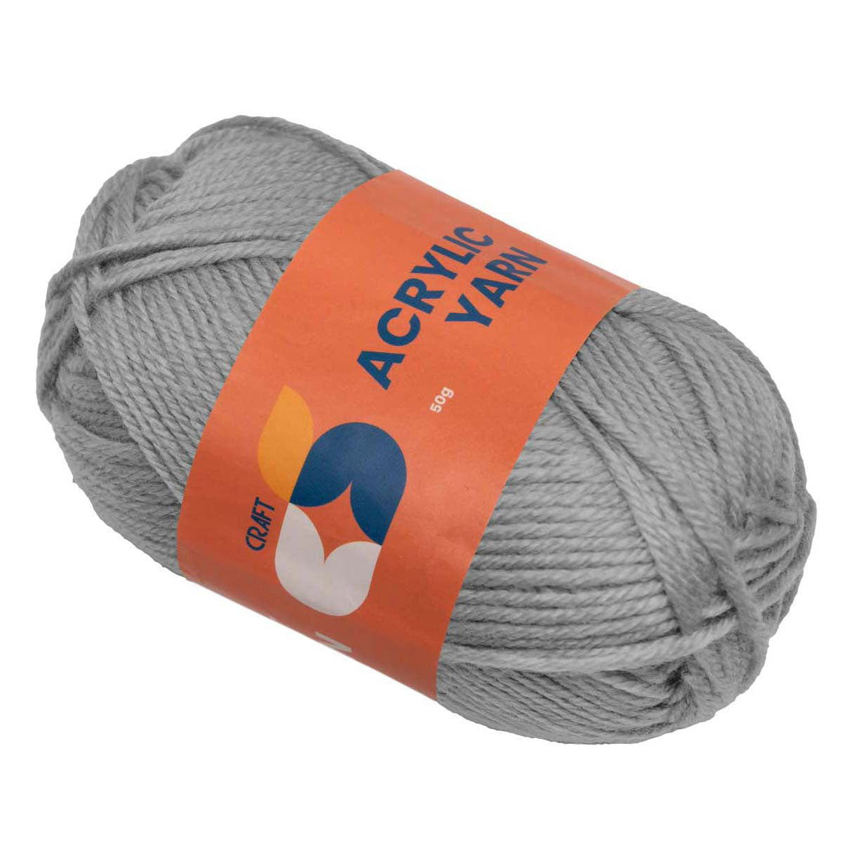 Farben - Acrylgarn grau, 50 g