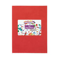 Colorations - foam vellen rood, 10st.