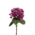 Roberts collection kunstbloem hydrangea real touch 75cm paars