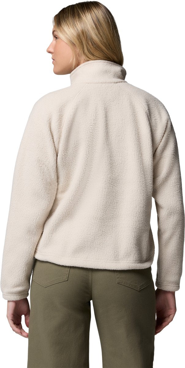 Columbia jasper ridge™ pebbled fleece half snap dark stone l