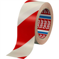 Tesa 60760-00088-15 vloermarkeringstape professional rood wit (l x b) 33 m x 50 mm 1 stuk(s)