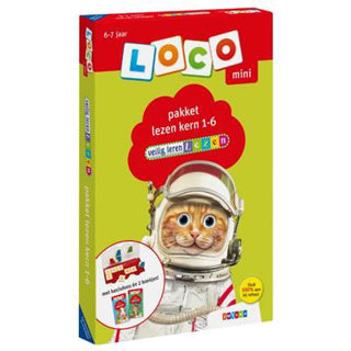 Loco mini - veilig leren lezen pakket kern 1-6 (6-7 jaar)