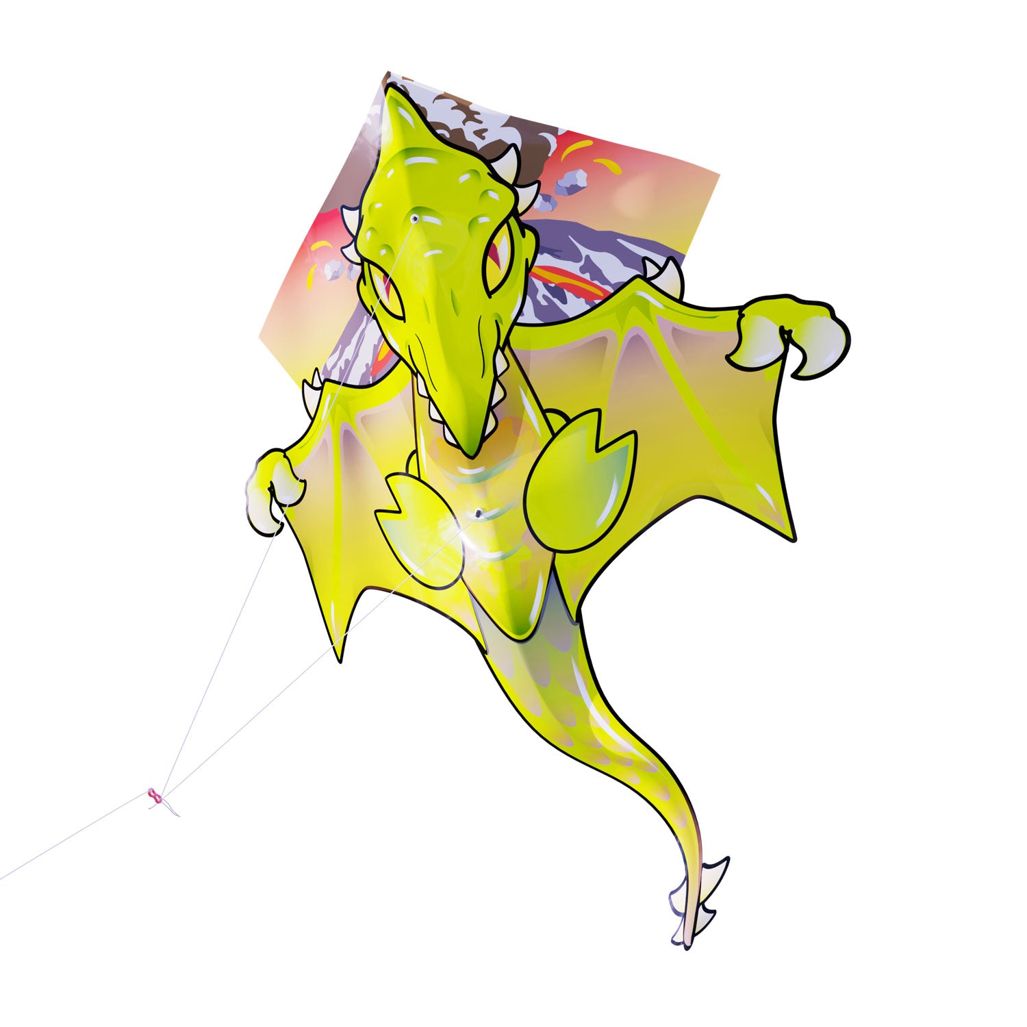 Drachen Ready 2 Fly Pop-up Nylondrachen Pteranodon Dinosaurier