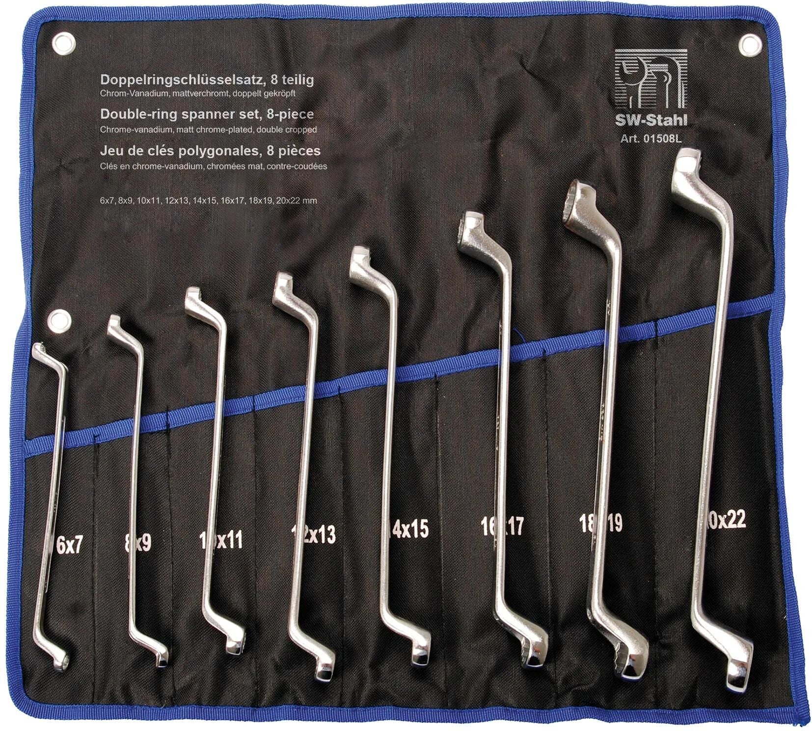 Sw stahl doppelringschlüsselsatz ring key set 8pcs. cropped