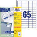 Etiketten avery 3666-200 wit 200 stuks
