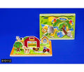 Speelplankje hout 3d zoo farm 30x22