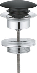Grohe afvoergarnituur push open zwart