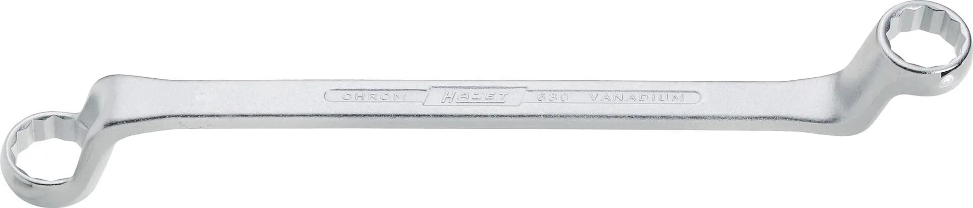 Hazet doppelringschlüssel 630 do-ring key 18x19mm ,deep-crowned