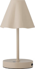 Bloomingville - lianna draagbare lamp - oplaadbaar - beige - metaal