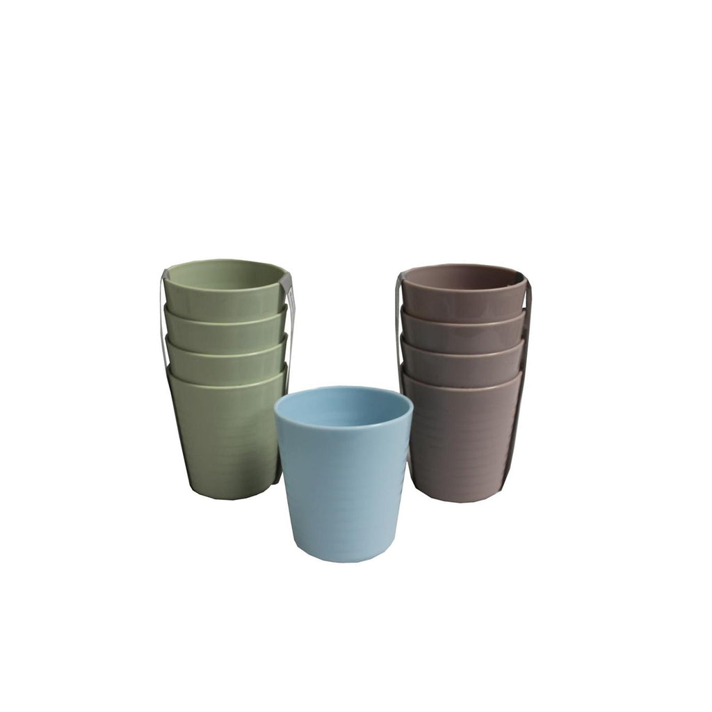 Beker kunststof 25cl ø7,5xh8,5cm set a 4