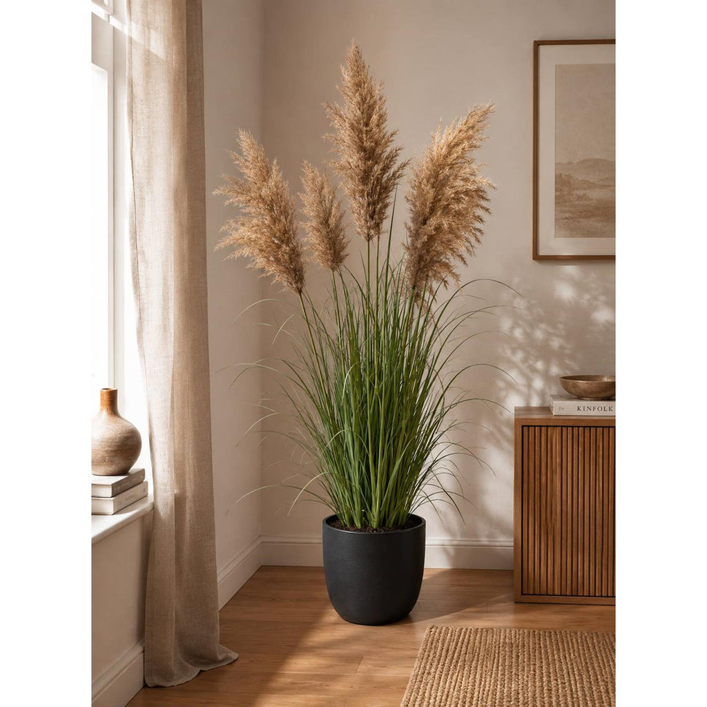 Deco plant met pampasgras 120cm in pot