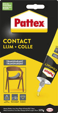 Pattex transparant 125 g | contact lijm voor reparatie | vloeibare lijm renovatie projecten.