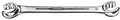 Hazet dubbele ringsleutel do-ringschl.open 10x11mm ,head 15°geb.