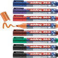 Boardmarker 363 edding schuine punt 2-5mm assorti 8 stuk
