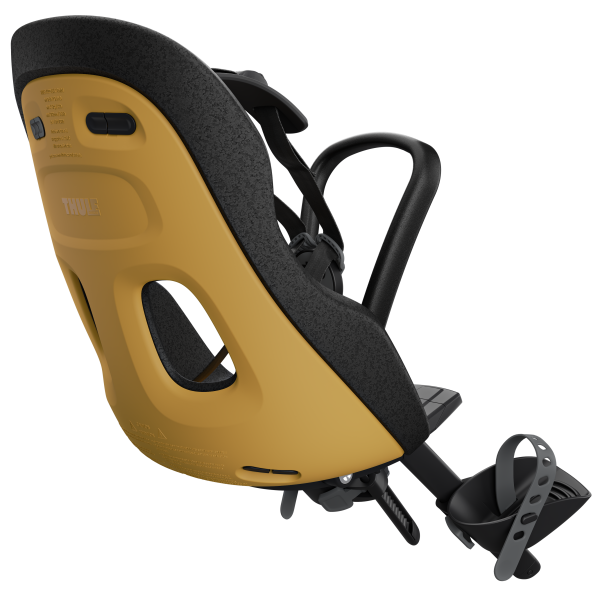 Thule yepp nexxt 2 mini - fietsstoeltje - voorzitje - burnished yellow