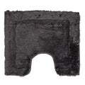 Wicotex toiletmat uni donker grijs 50x60cm