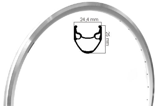 Ryde Felge X-Plorer 28 Zoll 622 Aluminium 32 Löcher 14 g
