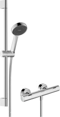 Hansgrohe renovatiest activera select s 95 2jet ecosmart met ecostat fine en glijstang 65 cm chroom