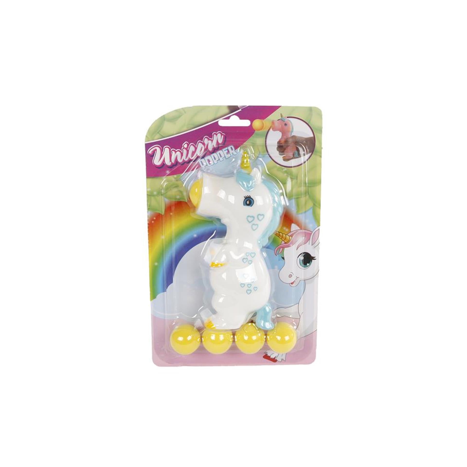 Einhorn-Popper mit 5 Bällen