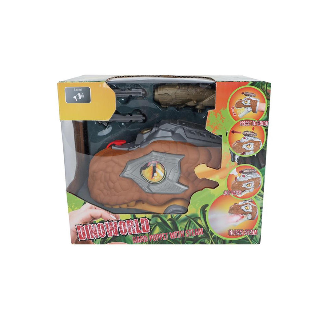 Dinoworld Dinosaurier-Handwelpe mit Licht und Sound, 17 cm
