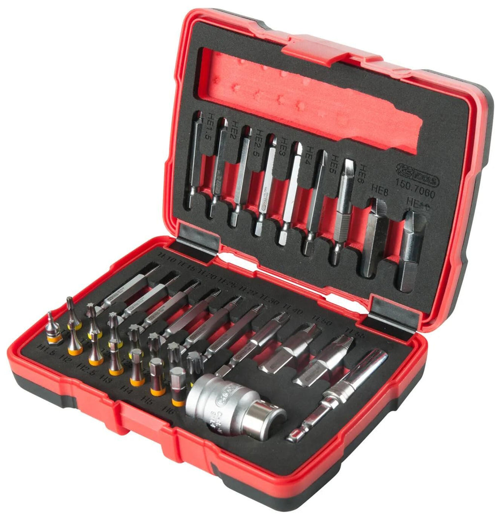 Ks tools ausdrehsatz screws unscrewing set 34tlg.
