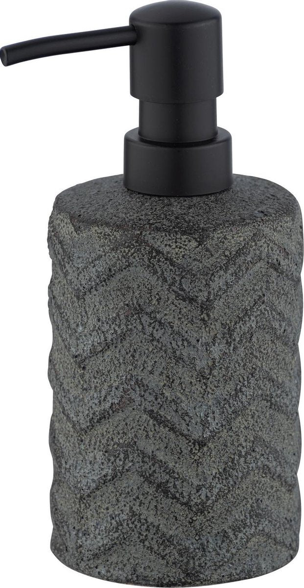 Wenko zeepdispenser mantua 360 ml keramiek zwart