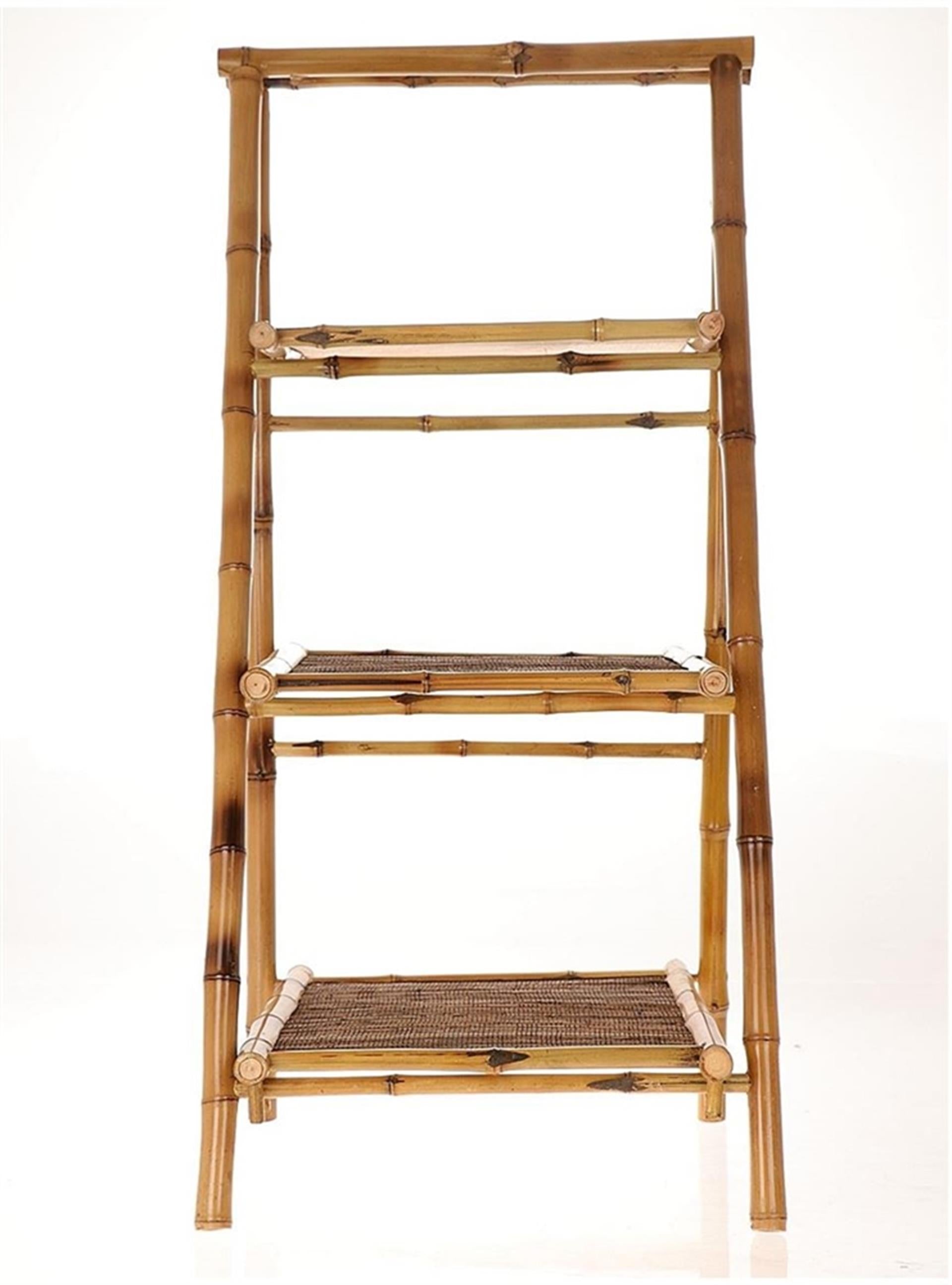 Hbx natural living etagere bamboe 45x47x100cm