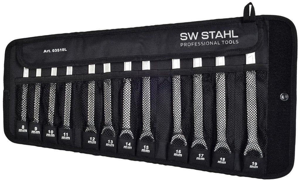 Sw stahl ratschenschlüsselsatz 03510l ring ratchet wrench set 8-19mm 12-tlg.
