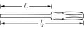 Hazet schraubendreher 426 screwdriver flexible 10mm