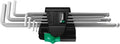 Wera winkelstiftschlüsselsatz 950 7 angular shaft magnetic hexagon socket, 7 pc
