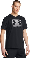 Under armour ua m boxed sports updated ss-blk heren sportshirt - zwart - graphite s