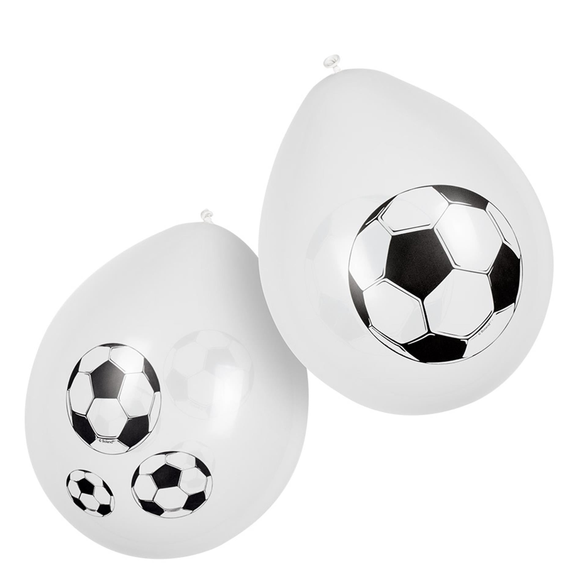 Boland Latexballons Fußball 25cm, 6 Stück.