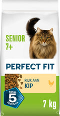 Perfect fit kattenbrokken - senior - kip - 7kg