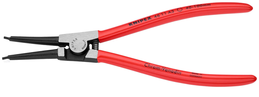 Knipex sicherungsringzange circlip pliers pol. pvc straight
