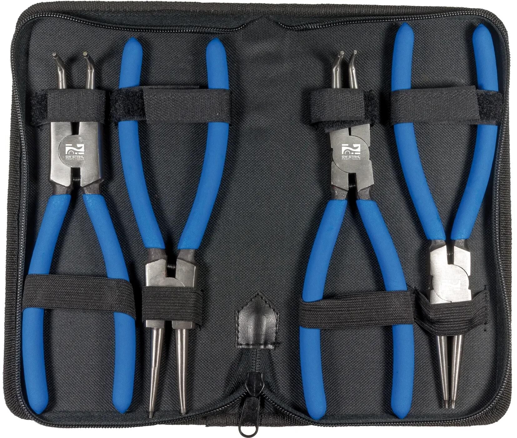 Sw stahl zangensatz circlip pliers set 4tlg. l 225mm